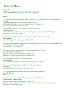 Copertina quaderni del master biomasse CNR indice
