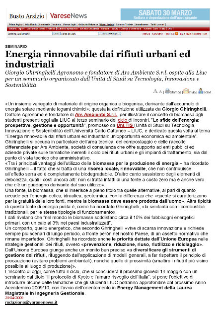Varesenews energia da rifiuti Ghiringhelli 2009