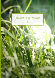 Copertina quaderni del master biomasse CNR