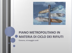 Copertina Piano Metropolitano Gestione Rifiuti Genova